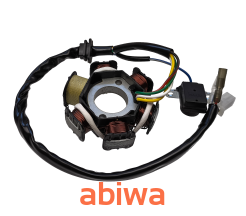 CEWKI ISKROWNIKA (STATOR) 6-ZWOJOWE (1 NIEUZW.) MOTOROWER , ATV , MINICHOPER