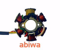 CEWKI ISKROWNIKA (STATOR) 6-ZWOJOWE (1 NIEUZW.) MOTOROWER , ATV , MINICHOPER
