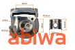 CYLINDER + GŁOWICA KPL. 4T GY6 50CCM (39mm) - BEZ ODPOWIETRZENIA - ANH - 11