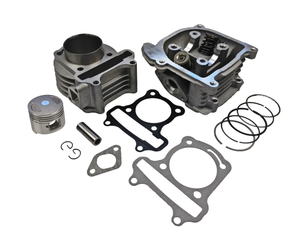 CYLINDER + GŁOWICA KPL. 4T GY6 50CCM (39mm) - BEZ ODPOWIETRZENIA - ANH