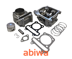 CYLINDER + GŁOWICA KPL. 4T GY6 50CCM (39mm) - BEZ ODPOWIETRZENIA - ANH
