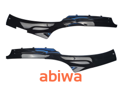 OSŁONA BOCZNA DOLNA LEWA+PRAWA (WILGA,VAPOR) CZARNA