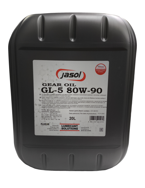 OLEJ PRZEKŁADNIOWY 80W/90 GL-5 POJ.20L