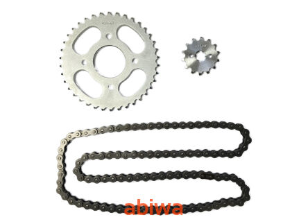 ZESTAW NAPĘDOWY ATV/KING ( ZĘBATKI 14z/38z(50mm) + ŁAŃCUCH 420 - 100L )