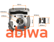 CYLINDER + GŁOWICA KPL. 4T GY6 50CCM (39mm) - Z ODPOWIETRZENIEM - 11