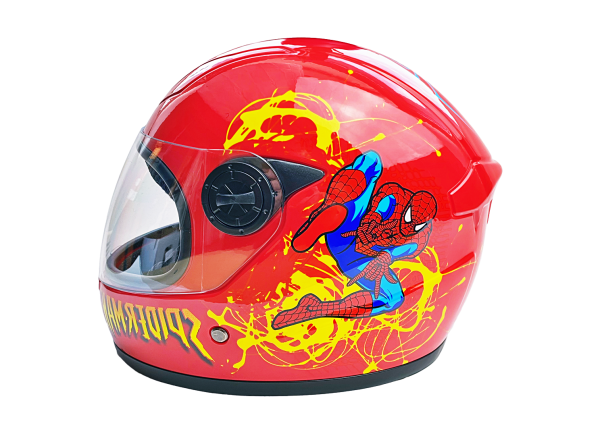 KASK MD-E506 INTEGRALNY DZIECIĘCY SPIDERMAN CZERWONY CE