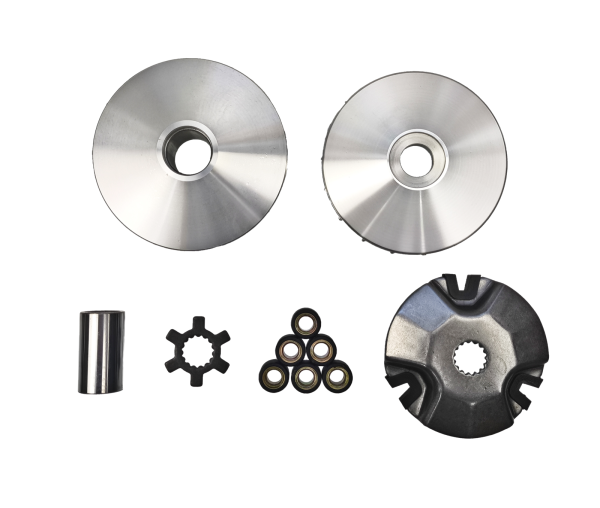 WARIATOR - SPRZĘGŁO PRZÓD KOMPLET 2T śr. sw. 21mm, wał korbowy 16mm KEEWAY HURRICANE 50ccm 7g