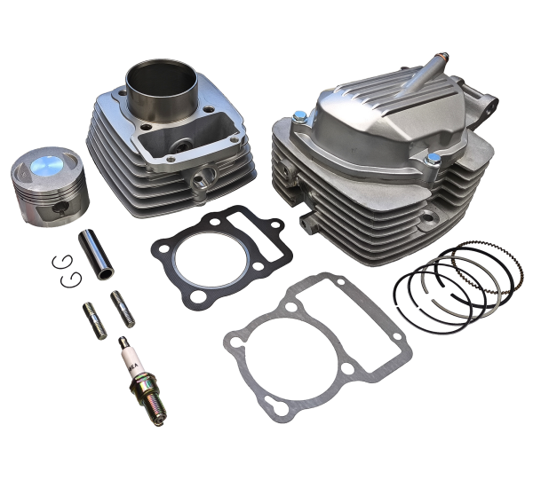 CYLINDER + GŁOWICA KPL. 4T 150CCM (62mm) + POKRYWA ZAWORÓW - ROMET ZETKA