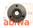BENDIX SPRZĘGŁO ROZRUSZNIKA + wolne koło MOTOROWER 154FMI 4T ATV 110 125 - 5