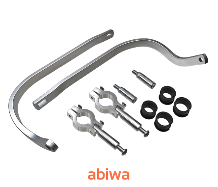 OSŁONY RĄK HANDBAR Z MOCOWANIEM PITBIKE CROSS ENDURO ALUMINIUM 22mm