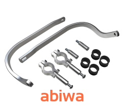 OSŁONY RĄK HANDBAR Z MOCOWANIEM PITBIKE CROSS ENDURO ALUMINIUM 22mm