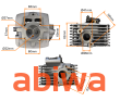 CYLINDER + GŁOWICA KPL. ATV 200CCM (63,4mm) + POKRYWA ZAWORÓW, POWIETRZE - 10