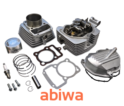 CYLINDER + GŁOWICA KPL. ATV 200CCM (63,4mm) + POKRYWA ZAWORÓW, POWIETRZE