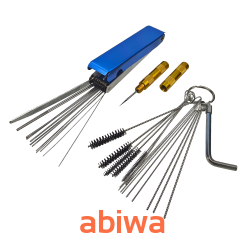 PRZYRZĄD DO CZYSZCZENIA DYSZ I GAŹNIKÓW + IGŁA - ZESTAW