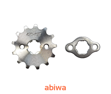 ZĘBATKA ZDAWCZA PRZÓD 420 13 ZĘBÓW + ZABEZPIECZENIE (ŚR.17mm)