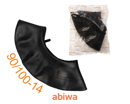 DĘTKA 90/100-14 CROSS TYŁ WENTYL PROSTY TR4 - ABIWA