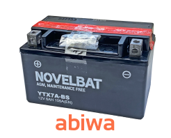 AKUMULATOR 12V YTX7A-BS NOWELBAT 6Ah AGM