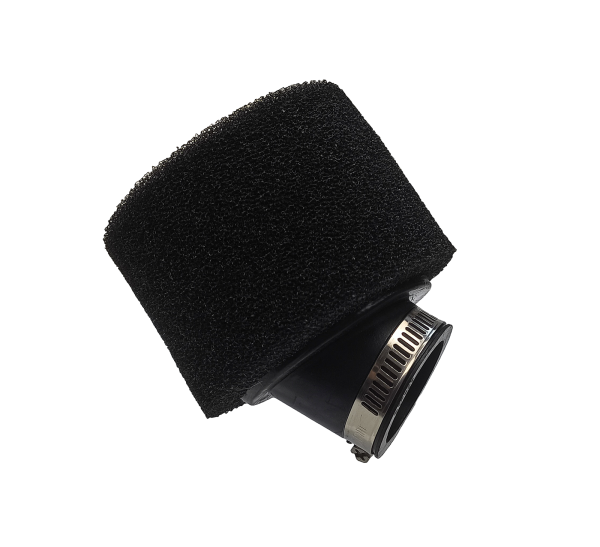 FILTR POWIETRZA PITBIKE GĄBKOWY 38mm/ 45° - CZARNY