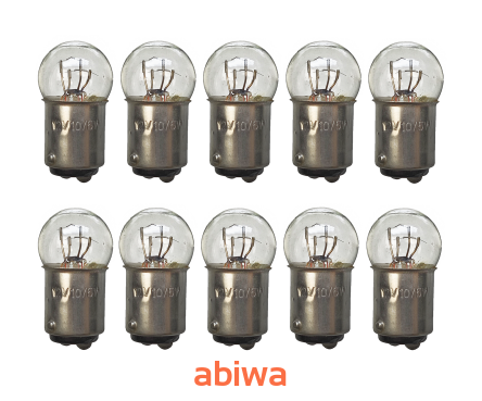 ŻARÓWKA LAMPY 12V 10/5W BAY15D - 10szt.