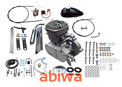 SILNIK KOMPLETNY 2T ROWEROWY 80CC - ZESTAW