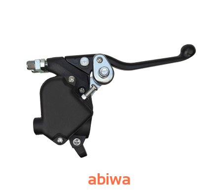 DŹWIGNIA HAMULCA PRAWEGO Z MANETKĄ GAZU-ATV MINI POCKET BIKE