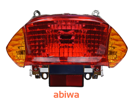LAMPA TYŁ KOMPLETNA WILGA, VAPOR, COLIBER - ŻÓŁTE KIERUNKOWSKAZY - homologacja