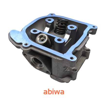 GŁOWICA 4T GY6 80CCM (47mm) KPL.  BEZ ODPOWIETRZENIA - DUŻE ZAWORY