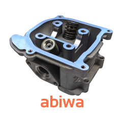 GŁOWICA 4T GY6 80CCM (47mm) KPL.  BEZ ODPOWIETRZENIA - DUŻE ZAWORY