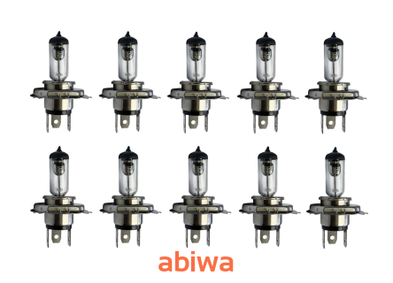 ŻARÓWKA H4 HS1 P43T 12V 35/35W - BEZ ECE - 10szt.