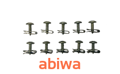 BLASZKA + ŚRUBA WKRĘT MOCOWANIA PLASTIKÓW 4,8x16mm 10 KOMPLETÓW