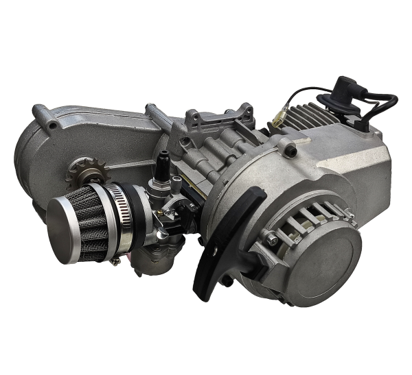 SILNIK POCKET BIKE 60CCM Z PRZEKŁADNIĄ, ALUMINIOWY SZARPAK