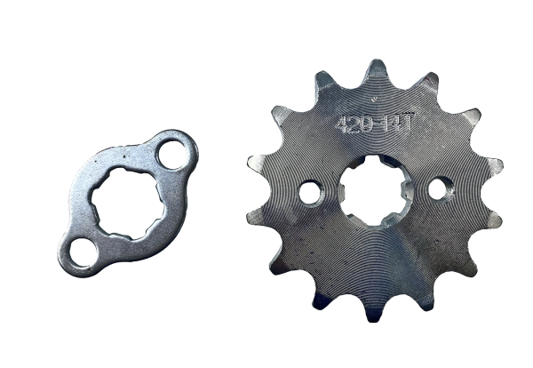 ZĘBATKA ZDAWCZA PRZÓD 420 14 ZĘBÓW + ZABEZPIECZENIE (ŚR.17mm)