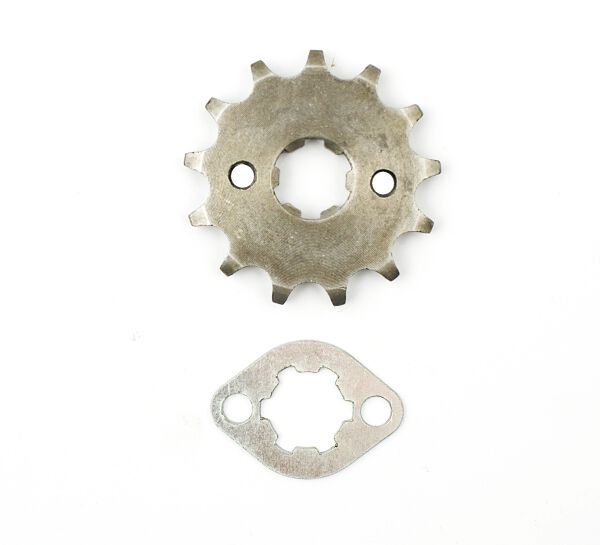 ZĘBATKA ZDAWCZA PRZÓD 428 13 ZĘBÓW + ZABEZPIECZENIE (ŚR.17 mm) ATV, CROSS