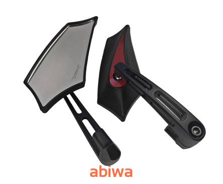OUTLET LUSTERKA OSTRE CZERWONO-CZARNE KPL M8/M10 OUTLET