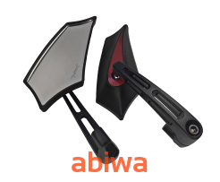 OUTLET LUSTERKA OSTRE CZERWONO-CZARNE KPL M8/M10 OUTLET